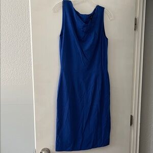 Tahari Royal Blue Midi Dress